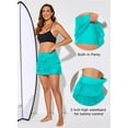thumbnail image 6 of DOKOTOO Womens Swim Bottoms Summer Waistband Layered Swim Skirts Fashion Ruffle Swimsuit Bottoms for Women Plus Size Bathing Suit Bottoms, 6 of 11