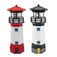 thumbnail image 5 of Lighthouse Solar LED Light Garden Yard Smart Sensor Lámpara giratoria (Negro), 5 of 5