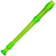 Ravel Transparent Green Recorder w/ Cleaning Rod & Bag