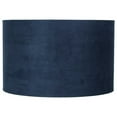 thumbnail image 5 of Classic Drum Suede Lamp Shade, Navy Blue, 8" to 16" Bottom Size 12", 5 of 5