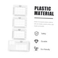 thumbnail image 4 of FOMIYES 4Ud Plantillas Transparentes Para Sobres Guía Para Escritura DIY Duraderas, 4 of 7