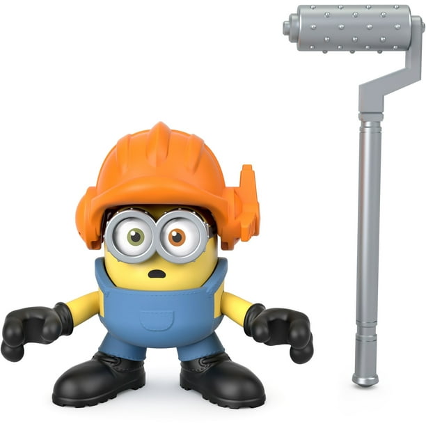 Imaginext Minions The Rise Of Gru Construction Bob Figure Set Walmart Com Walmart Com