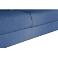 thumbnail image 4 of Detachable Indoor Sofa for Three Seaters with Plastic Feet, Modern Linen Sofa with 2 Pillows, Solid Wood Frame Sofa for Living Room, Apartment, Hotel, Waiting Room, Lounge, 4 of 7