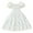 Green, variant on Girls' Dresses Short Sleeve Print Dance Party Kids Outfits