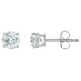 thumbnail image 3 of Brilliance Fine Jewelry 1.00 Carat T.W. Diamond Stud Earring in 14K White Gold, (I-J, I2-I3), 3 of 6