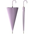 thumbnail image 1 of Large Stick Umbrella With Leather Hook Handle 45 Inch - Automatic Open Classic Golf Umbrellas Windproof 24 Ribs - Curved Handle Business Umbrella Cane for Gentlemen purple, 1 of 7