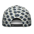 thumbnail image 4 of Cute Hedgehog Cartoon Sports Hat - Breathable Adjustable Cap with Floral Forest Scene for Outdoor Activities, 4 of 5