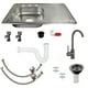 thumbnail image 1 of Kit Completo de Tarja con Escurridero Der con Mezcladora Monomando para Cocina CNX Meer KIT-003 + TSED8050 + MZM8112, 1 of 16