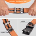 thumbnail image 4 of Falan Mule Belt for Men Genuine Leather Ratchet Men Belt with Automatic Click Buckle Dress Belt for Men with Gift Box, 4 of 9