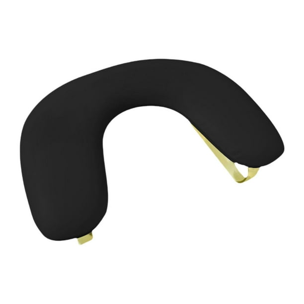 Reposabrazos en forma de U, desmontable, resistente, cojín para reposamanos, portátil, antideslizante, para uso en el hogar, bricolaje, manicura, mesa Negro