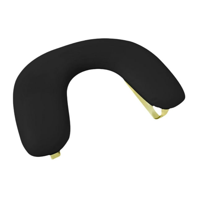 Reposabrazos en forma de U, soporte robusto y desmontable, soporte profesional extraíble para manicura. Negro