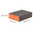 thumbnail image 2 of 8pcs Sanding Sponge Blocks 1200-1500 Grits Block 100x70x25mm, Brown&Orange, 2 of 7