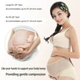 thumbnail image 4 of Maternity Support Belt Breathable Pregnancy Belly Band Abdominal Binder Adjustable Back/Pelvic Support- L, 4 of 6