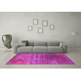 thumbnail image 3 of Ahgly Company Indoor Square Oriental Pink Industrial Area Rugs, 6' Square, 3 of 4