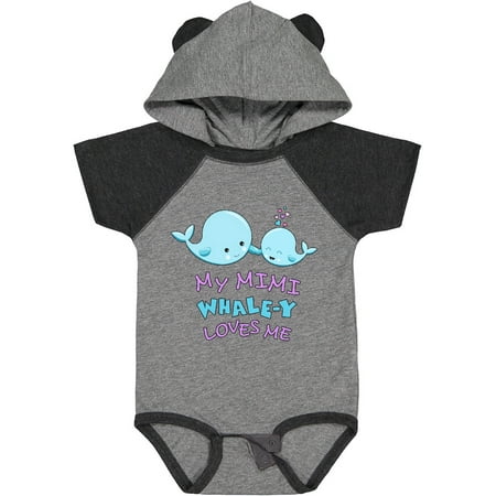 

Inktastic My Mimi Whale-y Loves Me Gift Baby Boy or Baby Girl Bodysuit