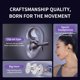 thumbnail image 4 of Auriculares Bluetooth, auriculares inalámbricos, populares auriculares Bluetooth con clip, inalámbricos de conducción ósea, sin dolor de oído, con audio estéreo HIFI sin pérdida y pantalla digital., 4 of 9