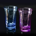 thumbnail image 4 of 6 Stück Party Shots Becher, Transparent Schnapsglasbecher(Acryl), 35 ml Plastik Schnapsglas mit 6 Würfeln für Tequila, Wodka, Cocktail - 6 Stück Bunte Tassen, 4 of 6