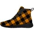 thumbnail image 3 of Aidianart Womens Plaid High Top Shoes High Top Sneakers Size 6, 3 of 5