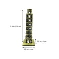 thumbnail image 2 of Maqueta de edificio famoso de Italia, maqueta de la Torre Inclinada de Pisa, recuerdo de viaje, 2 of 7