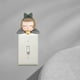thumbnail image 5 of Adorable pegatina de pared decorativa para habitación infantil, dormitorio, interruptor, cubierta manzana, 5 of 8