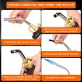 thumbnail image 3 of DOMINOX Propane Torch Head, High Intensity Torch Head Trigger Start Gas Torch, Soldering Torch for Propane, MAP and MAPP Tank, Soldering, I, 3 of 8