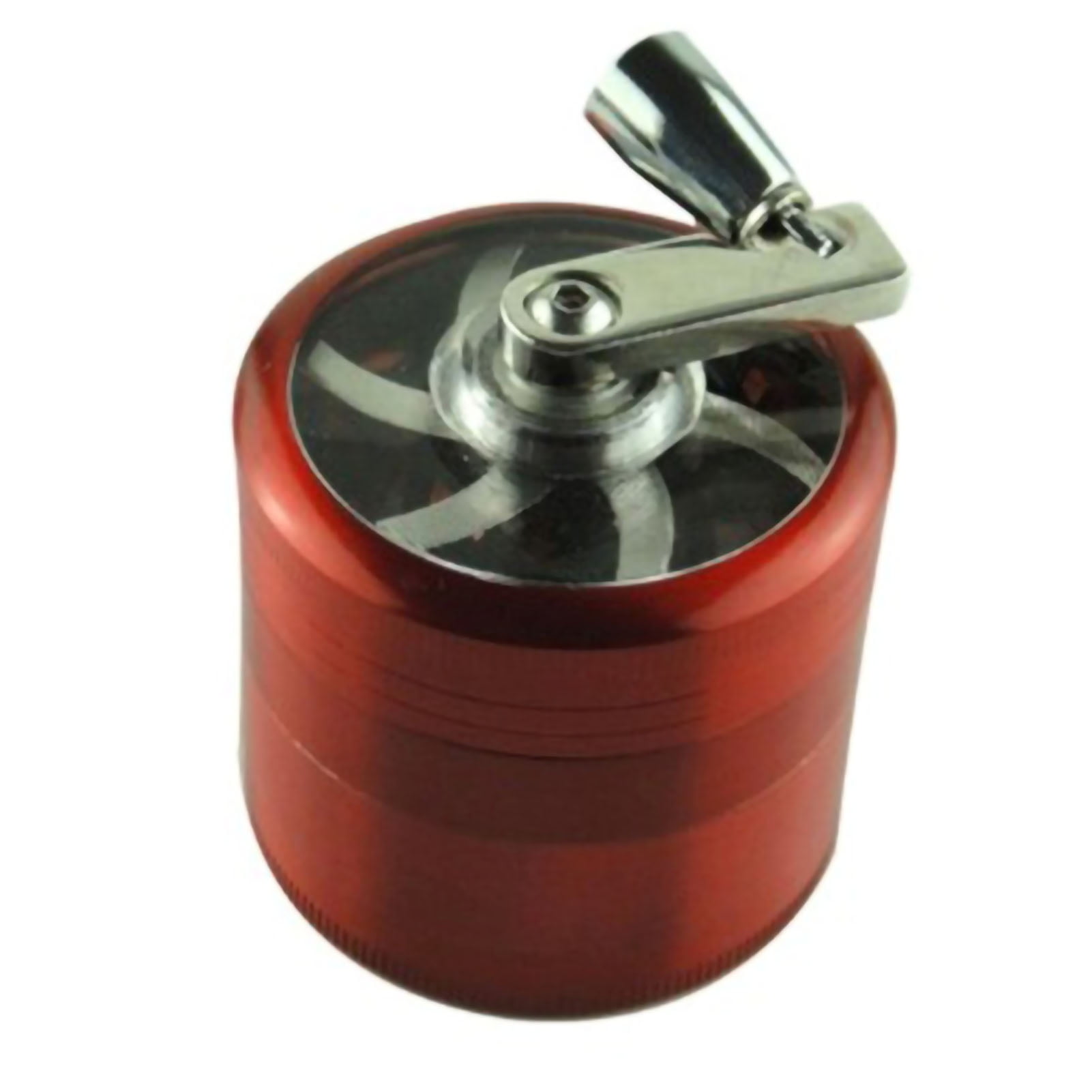Grinder With Handle Hand Crank Spice Grinder Manual Spice Grinder Mini 40mm 4 Layer Hand Crank