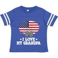 thumbnail image 3 of Inktastic I Love My Grandpa Military Grandson Boys or Girls Toddler T-Shirt, 3 of 5