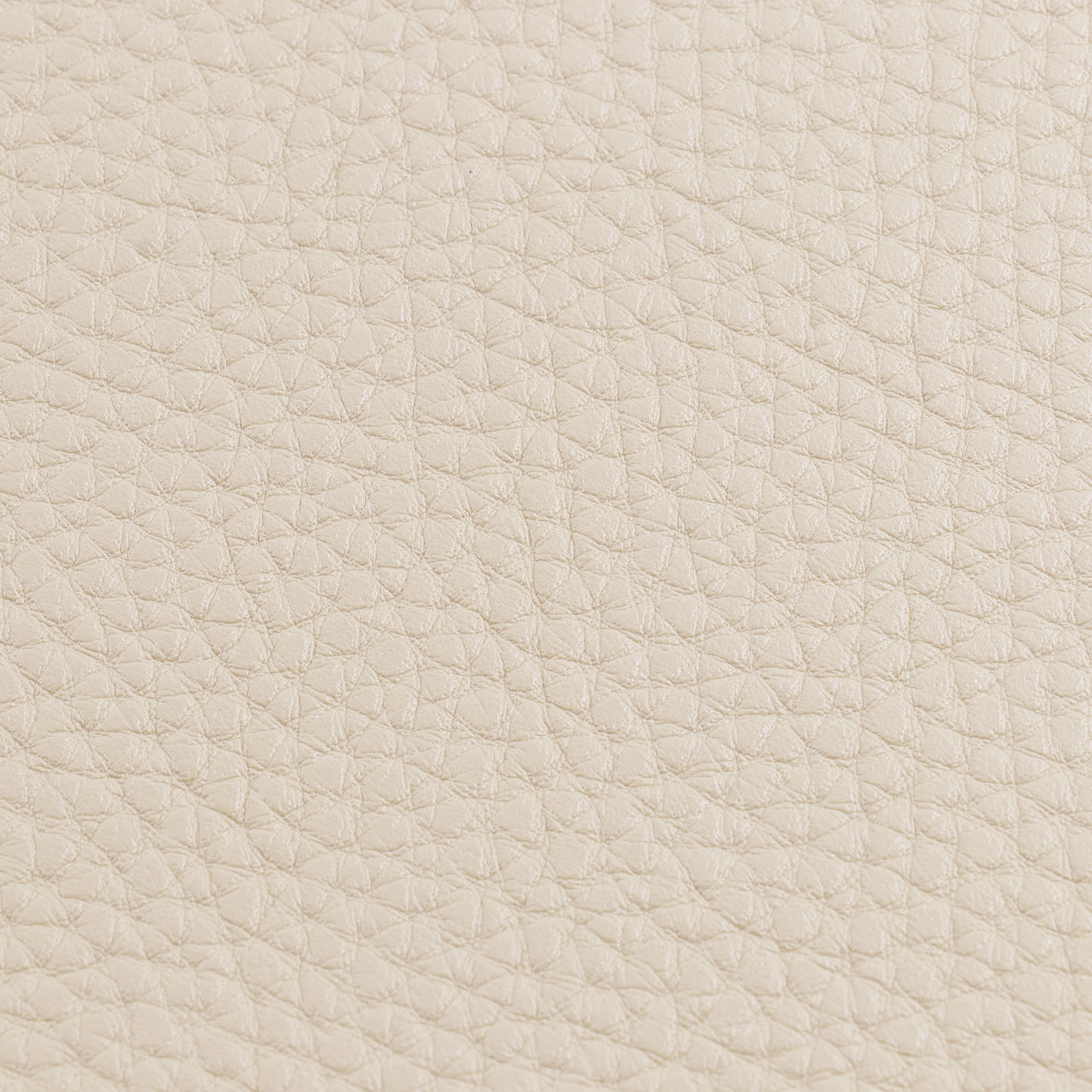 Faux Leather Fabric, Thick Durable Synthetic Upholstery Leather Vinyl for Crafts, DIY Sewing, Sofa Decorations Beige 54in Width