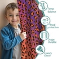 thumbnail image 3 of Blackout Kids Curtains,Orange and Purple Of Leopard Print Childrens Insulated Curtains Set Of 2,Bedroom Essentials,Toddler Room Decor 42"x54", 3 of 5