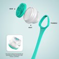 thumbnail image 5 of Waiimak Detachable Electric Bath Brush Head Four-In-One Multi-Function Long-Handled Bath Brush, 5 of 5