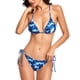 thumbnail image 1 of Nuevo traje de baño dividido para mujer Traje de baño sexy casual con estampado de teñido anudado Fridja  nalpqowj19410, 1 of 9
