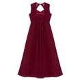 thumbnail image 3 of Alvivi Flower Girls Lace Chiffon Dress Floor Length Party Maxi Gown 4-16, 3 of 7