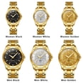 thumbnail image 3 of Chenxi Creative Golden Men's Quartz Wristwatches Women Men Full Steel Luxury Clock Brand Watches Lovers' Waterproof Gold Watch - Quartz Wristwatches, 3 of 7