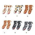 thumbnail image 3 of Women Winter Cute for Cat Paw Fuzzy Slipper Socks with Grippers 3D Kitten Plush Tail Anti-Skid Fluffy Warm Floor Hosiery, 3 of 19