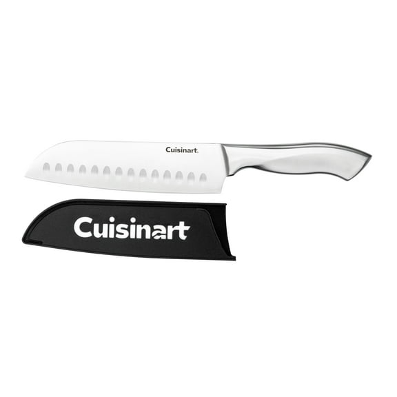 Cuisinart Classic Stainless Steel 7” Santoku Knife with Blade Guard