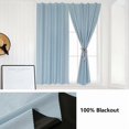thumbnail image 3 of Size Easy Install Velcro Blackout Curtains for Bedroom OTHER 1, 3 of 5