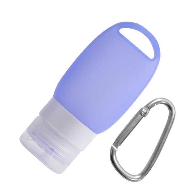 Yuarrent 1 Uds botellas de cosméticos de viaje Gel de sílice Mini contenedor vacío Gel de ducha para el cuidado de la piel tarros de champú Almacenamiento y organización del hogar Azul 40ml Yuarrent HA002266-04