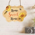thumbnail image 2 of Bee Sunflower Sign Honeybee Welcome Yard Sign, Home Sweet Home Honey Bees Sign Wooden Rustic Garden Farmhouse Hanging Plaque Spring Summer Seasonal Decorations for Indoor Outdoor, 2 of 7