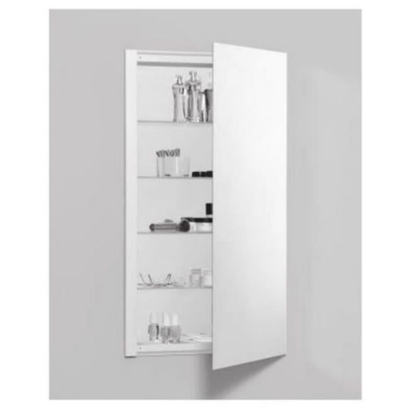 Robern RC2036D4FP1 20 x 36 x 4 in. Single Door Polished Edge R3 Series Cabinet