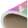 thumbnail image 7 of SKYSONIC 72x48in Rainbow Winged Unicorn Area Rug, Starry Sky Non-Slip Floor Carpet for Indoor Living Dining Room and Bedroom Area, 7 of 7
