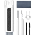 thumbnail image 2 of 3White Multi Functional Portable Headset Cleaning Pen 7 In 1 Computer Keyboard Dusting Tool Compact For Small Objects Cell Phone Tablet Digital Devices Soft Bristles White, 2 of 7