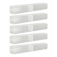 thumbnail image 2 of 5pcs caja de lápiz transparente tamaño compacto portátil durable plástico claro pluma caso para oficina escuela viaje familia, 2 of 8