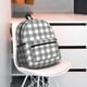 thumbnail image 5 of Easygdp Gray Checkboard Mochila Casual para Portátil, Mochila para Escuela, Viajes, Negocios, 5 of 6