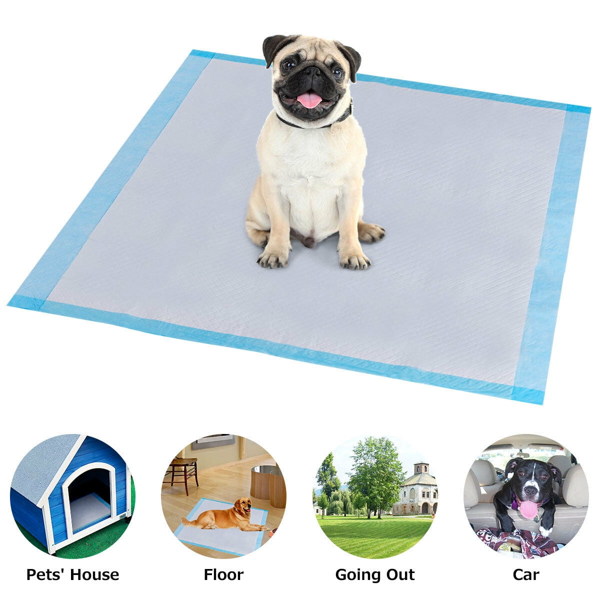 Infans 150 PCS 30" x 30" Puppy Pet Pads Dog Cat Wee Pee Piddle Pad training underpads
