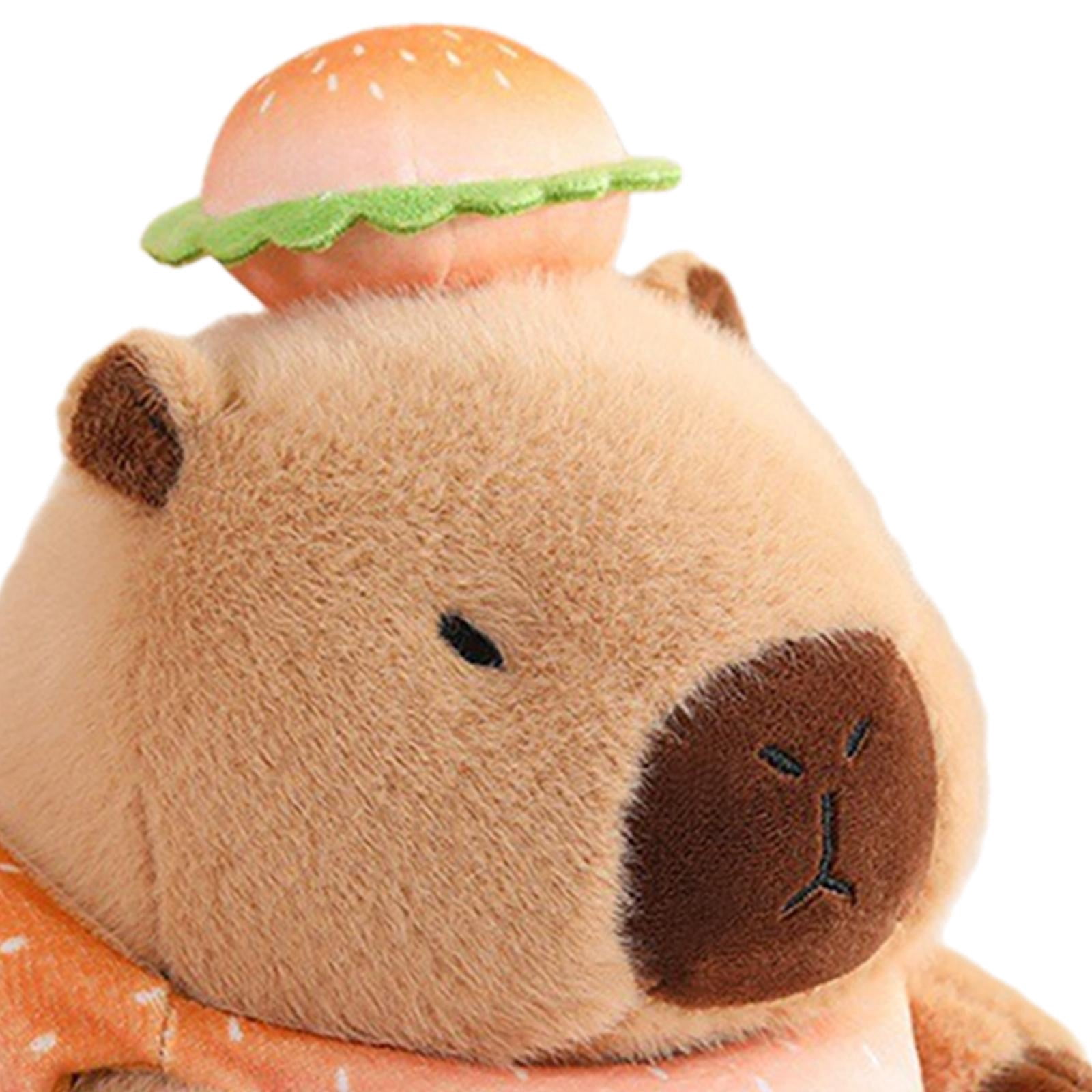 LeeQinersw Capybara Plush Capybara Figure Room Decor Capybara Doll Stuffed Capybara Toy for hamburger