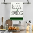 thumbnail image 5 of St. Patrick's Day Kitchen Hand Towels Shamrock Dish Towels 18x26in, Decorative Absorbent Green Irish Tea Towels for Kitchen Bathroom Gifts, 5 of 6