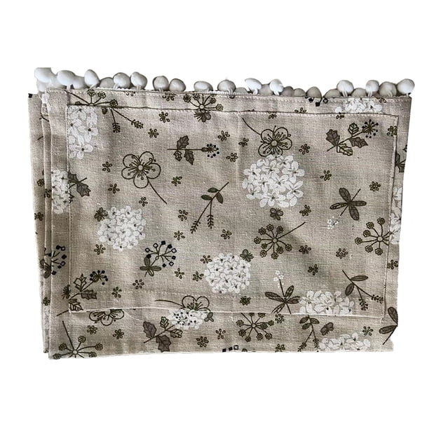 Injueey Cubiertas para refrigerador, fácil de limpiar, estilo rural, suministro para el hogar, cubierta antipolvo, accesorios de cocina, Cubiertas para muebles de jardín No.7