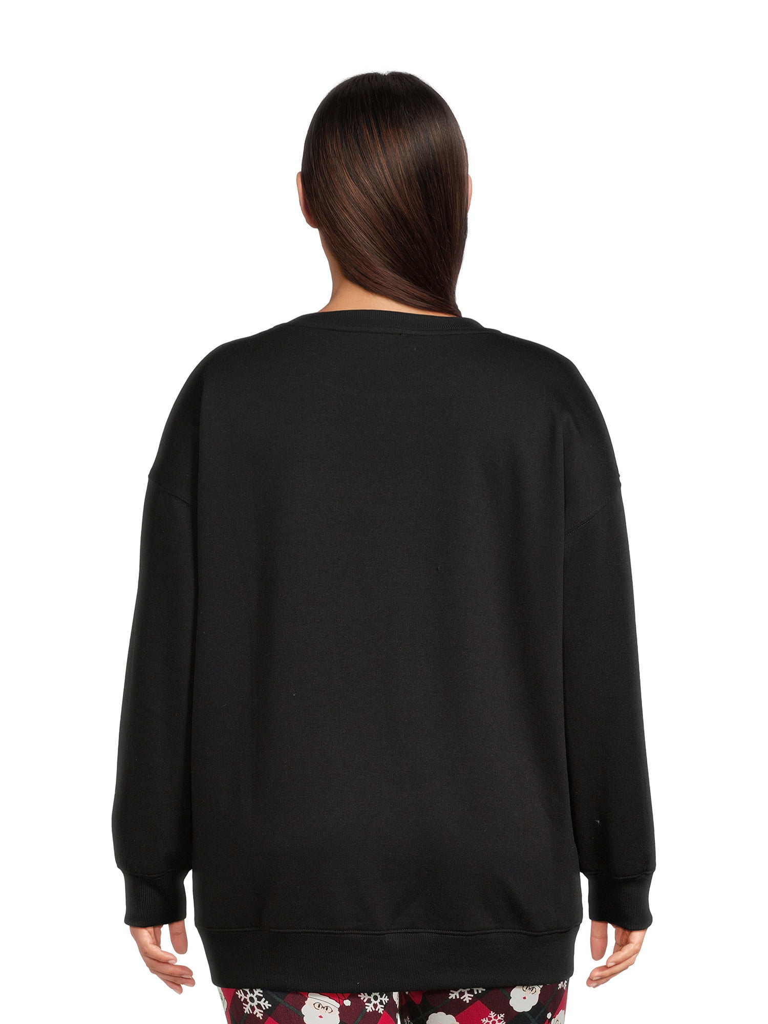 Christmas Women's Plus Size All Day Sleigh Graphic Sweatshirt from Feeling Festive