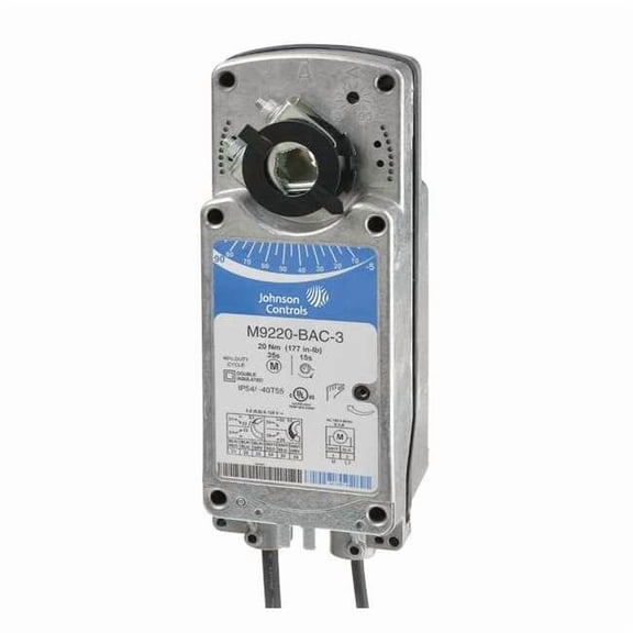 Johnson Controls Actuator, Damper and Valve, 177 in-lb M9220-HGA-3
