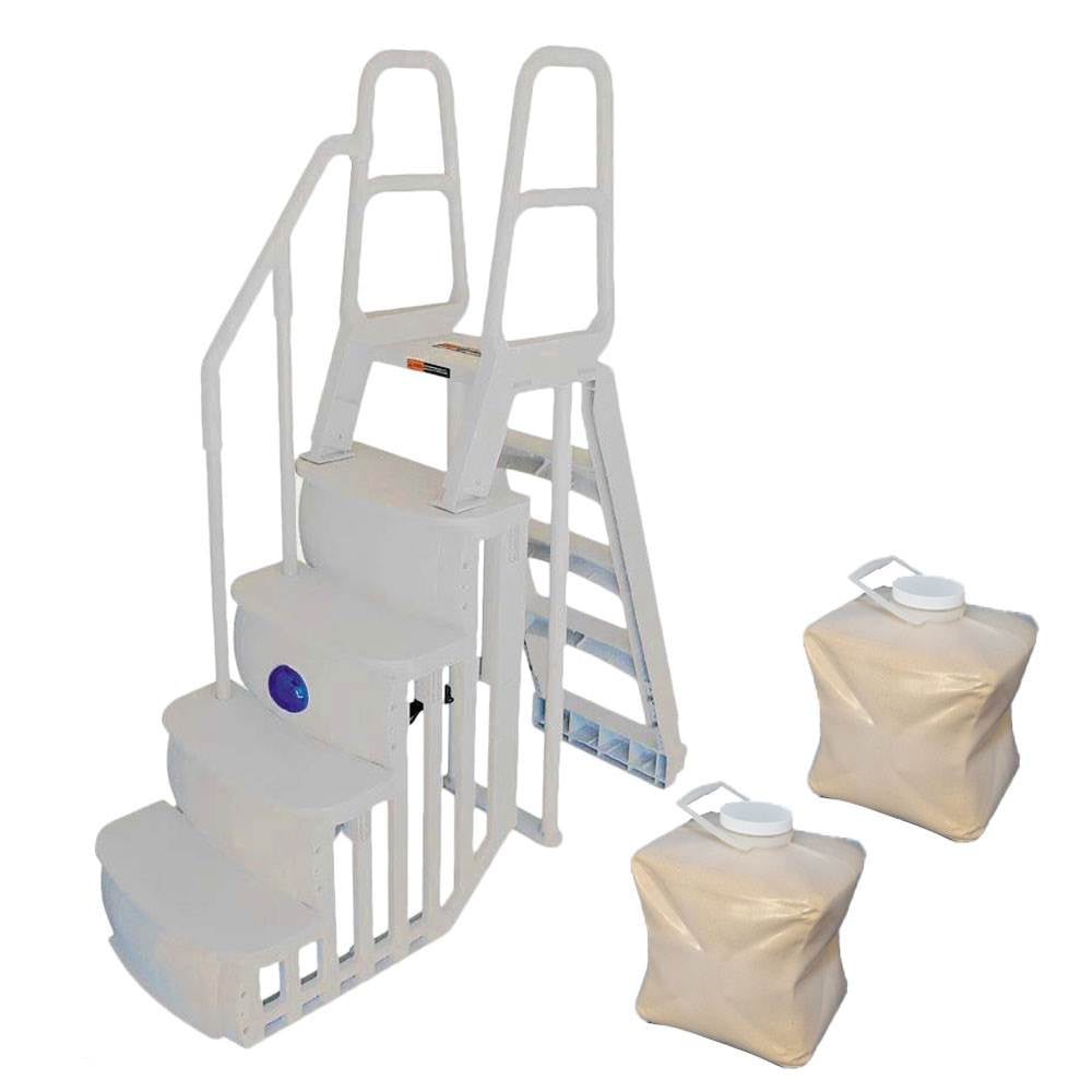 main access 200100t above ground swimming pool smart step and ladder system